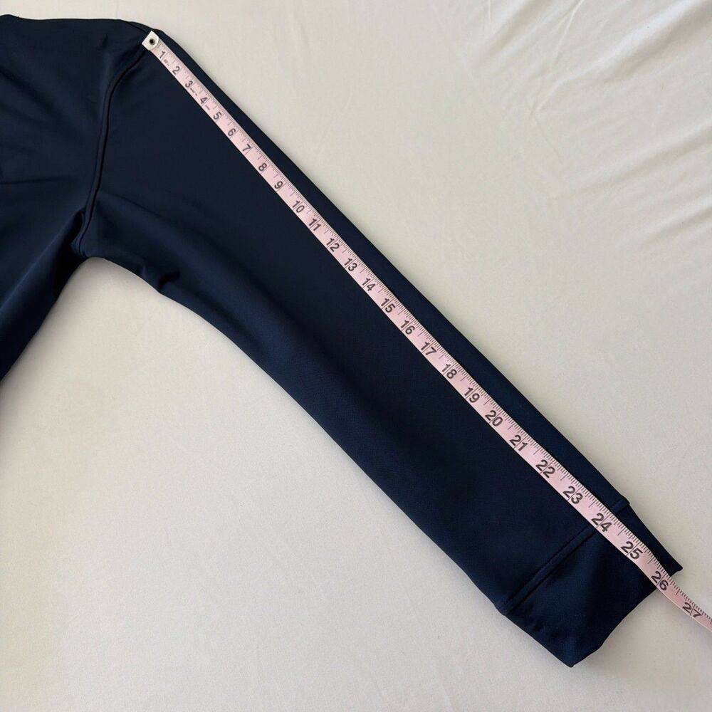 Swannies Golf Ivy Performance Pullover Hoodie Adult Sz L Navy Blue Contrast Hood - Picture 9 of 12